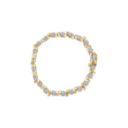 Bids.com 10K Yellow Gold 2.00 Cttw Round Cut Diamond 'S' Cluster Bracelet (J-K Color, I1-I2 Clarity) Bracelets