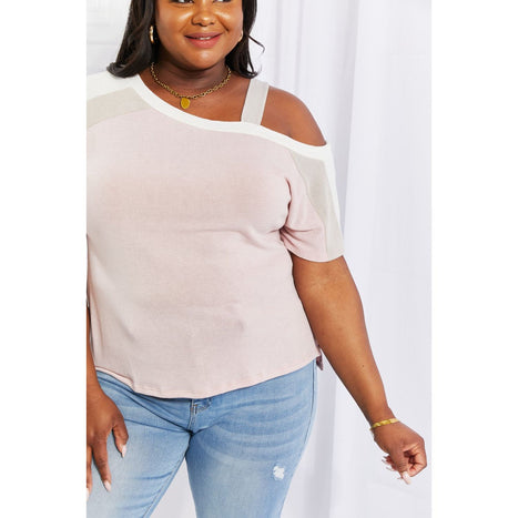 Andree by Unit Something Simple Cold Shoulder Tee