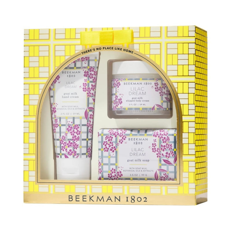 Nava Beauty Beekman 1802 Wake up and Smell the Lilacs Bodycare Gift Set Bath &amp; Body Light Gray Default Title