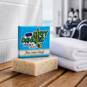 Dirty Dangles Hockey Beer League Hero - Hockey Soap Bar Natural Soap Bar Light Gray 1 Bar - $8,3 Bars - $22