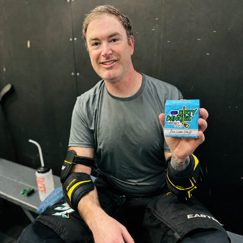 Dirty Dangles Hockey Beer League Hero - Hockey Soap Bar Natural Soap Bar Black 1 Bar - $8,3 Bars - $22