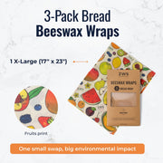 ZeroWasteStore.com Beeswax Wraps – Plastic-Free Food Storage Food Wraps