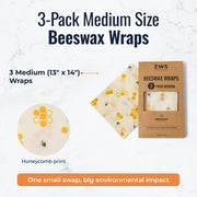 ZeroWasteStore.com Beeswax Wraps – Plastic-Free Food Storage Food Wraps