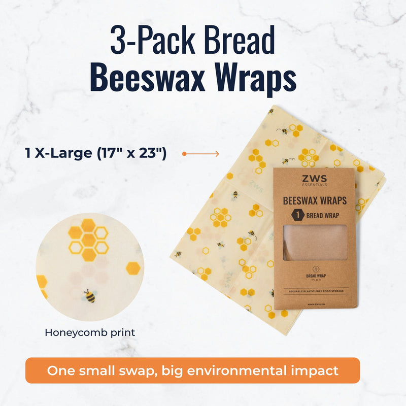 ZeroWasteStore.com Beeswax Wraps – Plastic-Free Food Storage Food Wraps