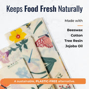 ZeroWasteStore.com Beeswax Wraps Food Wraps White Smoke Honeycomb / 3-Pack Assorted + Bread Wrap,Honeycomb / 3-Pack Assorted,Honeycomb / 3-Pack Medium,Honeycomb / 3-Pack Large,Honeycomb / Bread Wrap,Pollinators / 3-Pack Assorted + Bread Wrap,Pollinators / 3-Pack Assorted,Pollinators / 3-Pack Medium,Pollinators