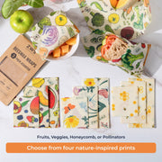 ZeroWasteStore.com Beeswax Wraps – Plastic-Free Food Storage Food Wraps