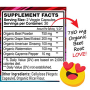 Hippie Farms Premium Total Heart & Circulation Blend - Beetroot & Friends Vitamins & Supplements