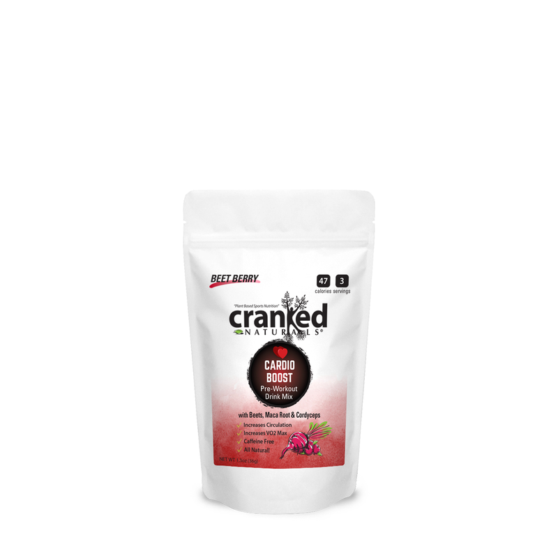 Cranked Naturals Plant Based Sports Nutrition Beet-Berry Cardio Boost Pre-Formance Pre Formance