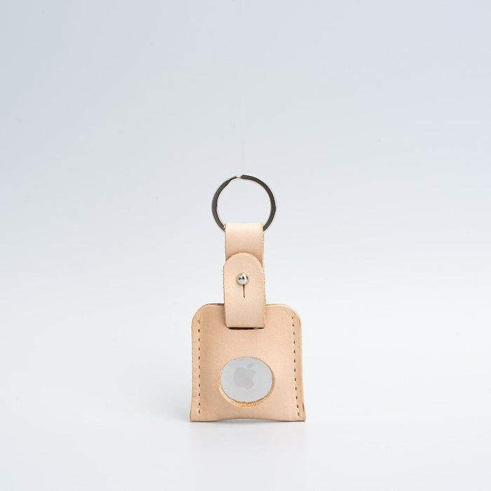 Leather AirTag Keyring by Geometric Goods