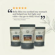 Euphoric Herbals Belly Bliss Gut Renewal Tea Herbal Tea Lavender 60 Cup Servings,30 Cup Servings