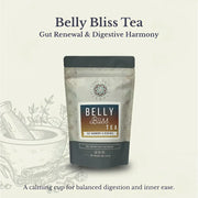 Euphoric Herbals Belly Bliss Gut Renewal Tea Herbal Tea Lavender 60 Cup Servings,30 Cup Servings