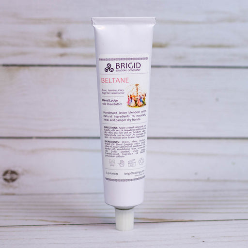 Brigid Trading Company Beltane Natural Hand Lotion - Rose, Jasmine, Clary Sage, and Frankincense Lotion