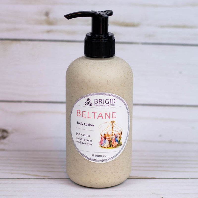 Brigid Trading Company Beltane Natural Body Lotion - Rose, Jasmine, Clary Sage, and Frankincense Body Lotion