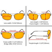 eyekeeper.com Bendable Memory Frame Computer Eyeglasses DS1805 Eyeglasses