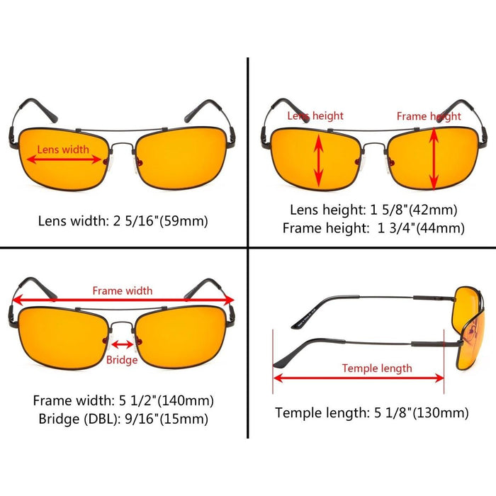 Eyekeeper - Bendable Memory Frame Computer Eyeglasses Ds1805