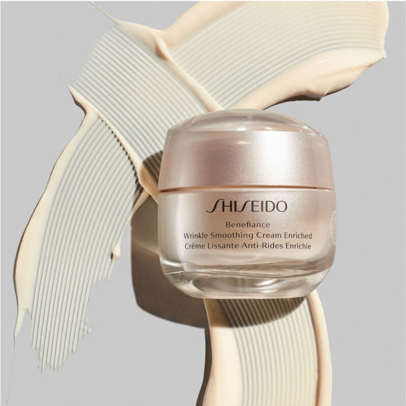 Nava Beauty Shiseido Benefiance Wrinkle Smoothing Cream Enriched Facial Care Gray 20 mL,50 mL,75 mL