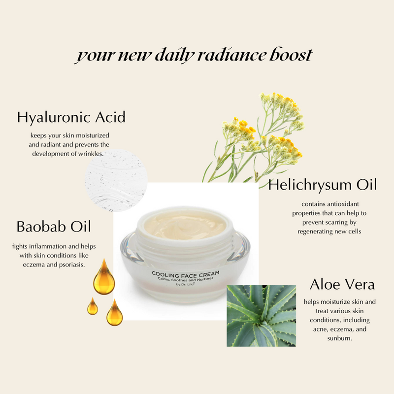 EpiLynx Glow Boosting Cooling Elixir for Redness Relief & Dewy Hydration – Gluten-Free, Hypoallergenic Face Creams