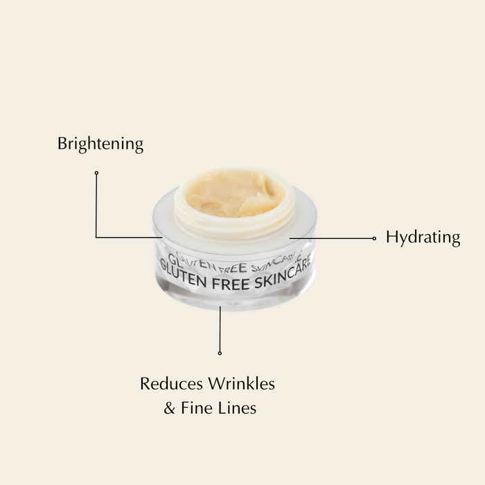 Wrinkle Smoothing, Hydrating Eye Cream for Rosacea and Acne Prone Skin- Firming and Plumping