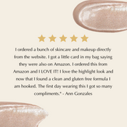 EpiLynx Perfect Liquid Highlighter Drops – Dewy, Luminous Glow (Vegan, Gluten-Free) face highlighter