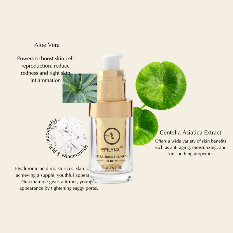 EpiLynx Sunrise Hyaluronic Acid Serum for Sensitive Skin – Nourishing, Firming & Radiant Glow Hydration Face Serums