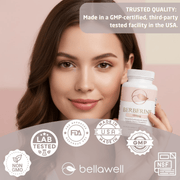 Bellawell Health Berberine - Harness the Power of Nature by Bellawell Capsules Dark Gray