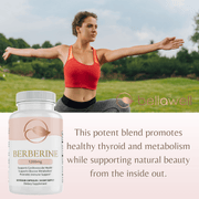 Bellawell Health Berberine - Harness the Power of Nature by Bellawell Capsules Misty Rose