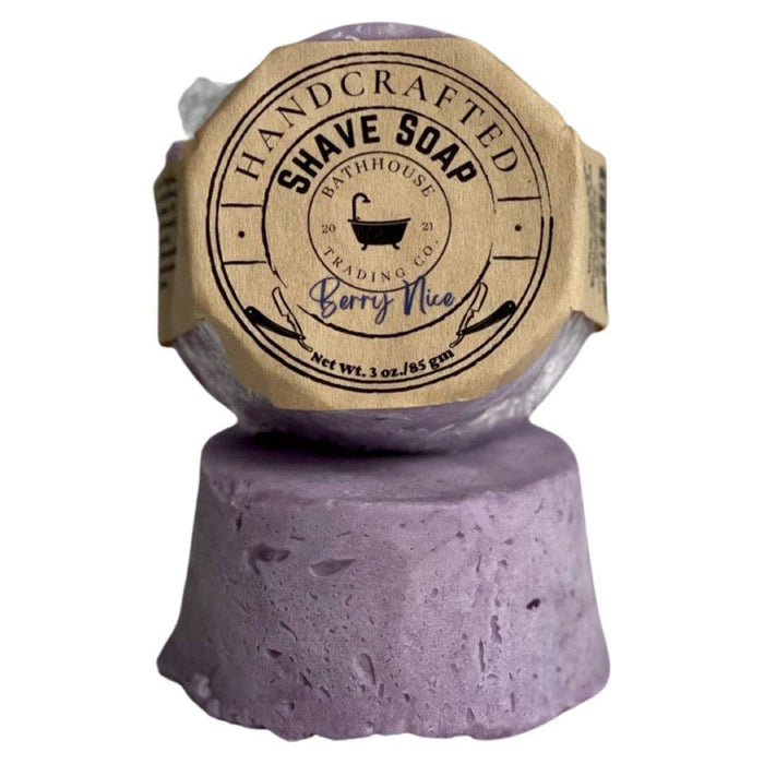 Bathhouse Trading Company - Berry Nice Shave Puck 3oz