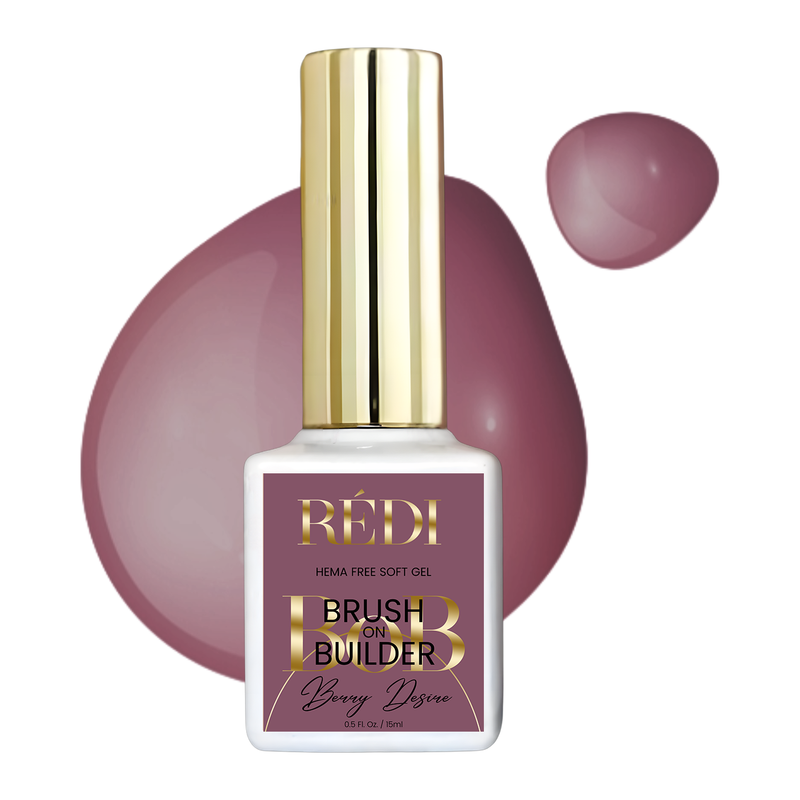 Red Iguana LLC "Berry Desire" BoB Gel - Soft Gel Builder Nail Prep