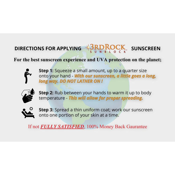 3Rd Rock Essentials 3Rd Rock Sunblock® For Infants - All Natural Infant Sunscreen - Zinc Oxide Spf 35