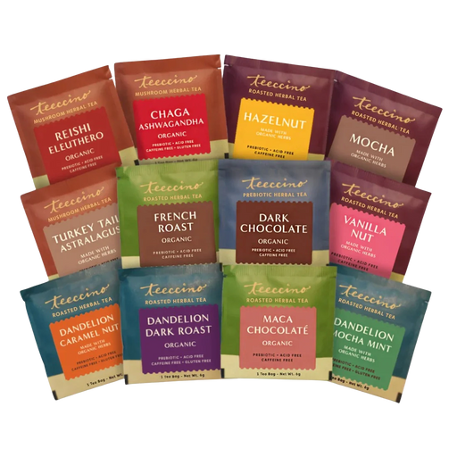 Teeccino Best Selling Herbal Teas Sampler Samplers