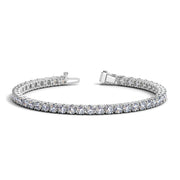 Bids.com Lab Grown Round Diamond Tennis Bracelet in 14k White Gold (8 cctw F/G  VS2/SI1) Bracelets