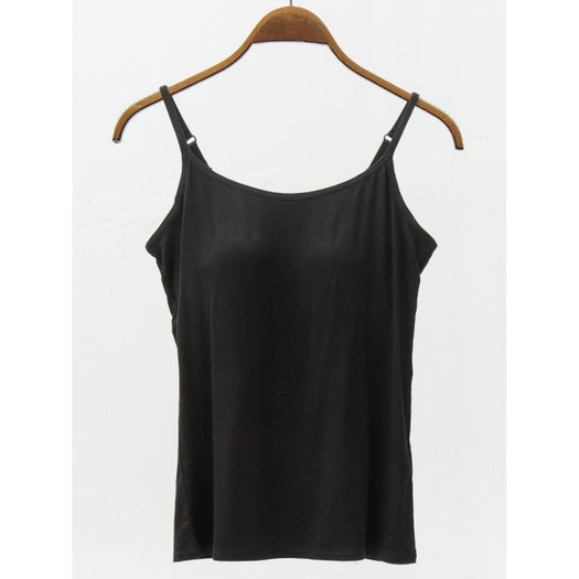 Adjustable Strap Modal Cami with Bra