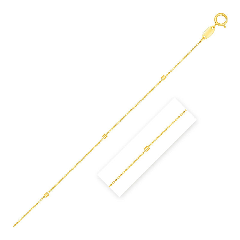 Bids.com Bead Links Pendant Chain in 14k Yellow Gold (1.5mm) Necklaces