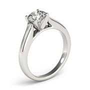 Bids.com 14k White Gold Cathedral Design Solitaire Diamond Engagement Ring (1 cttw) Rings