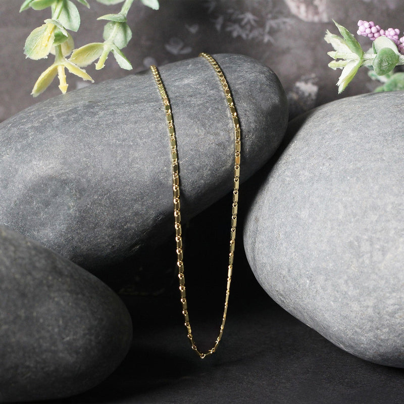 Bids.com 14k Yellow Gold Lumina Pendant Chain 1.0mm Necklaces