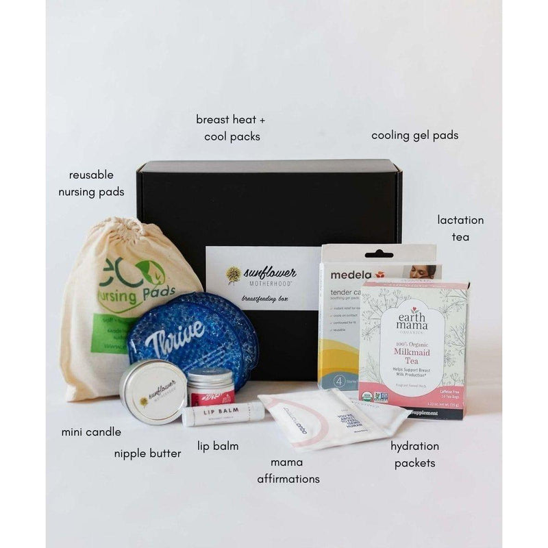 Sunflower Motherhood Breastfeeding Box Postpartum Gift