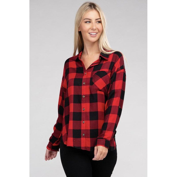 Classic Plaid Flannel Shirt