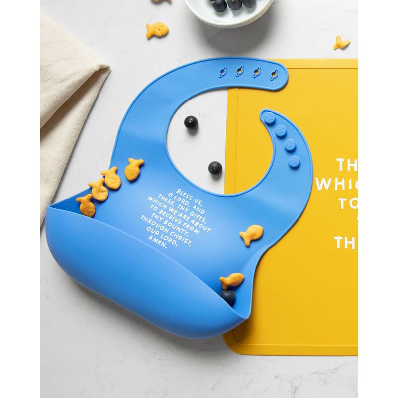Be A Heart Meal Blessing Silicone Bib Bibs
