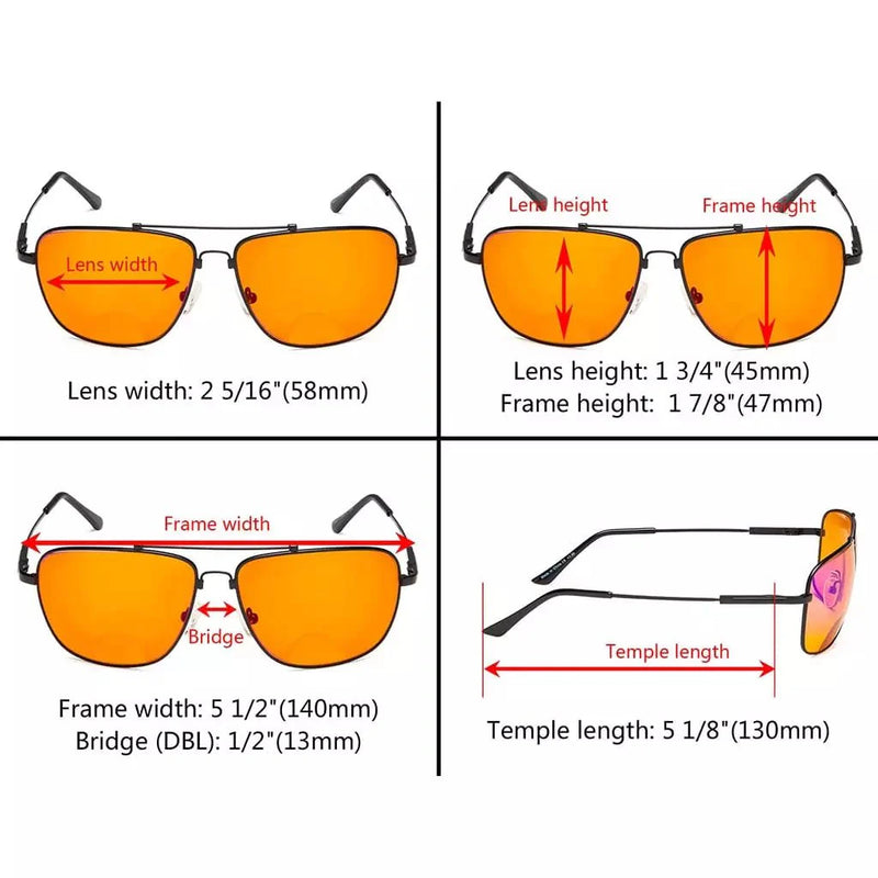 eyekeeper.com Bifocal Blue Light Blocking Reading Glasses DSSG1805 Eyeglasses