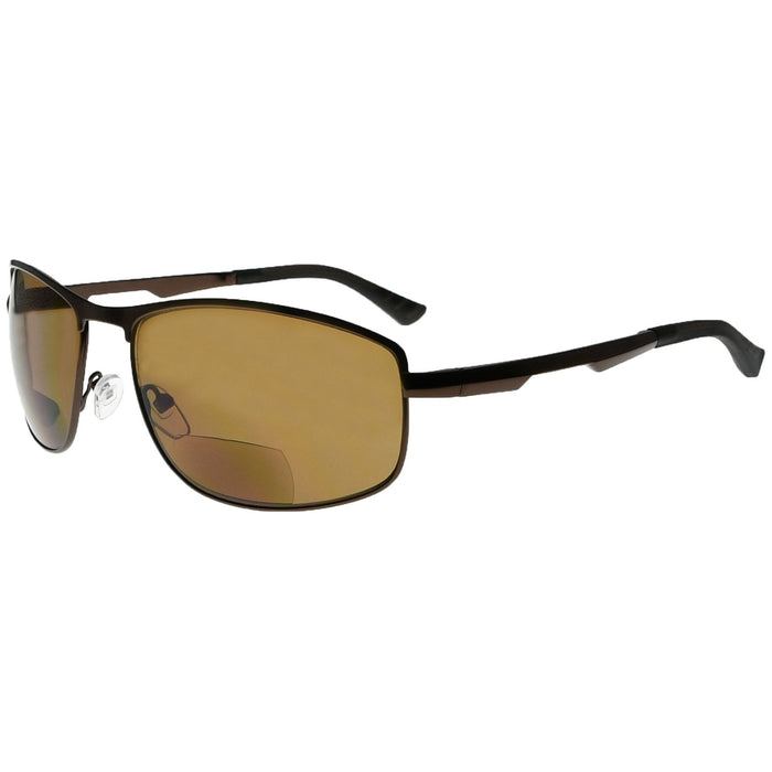 Eyekeeper.Com - Rectangle Bifocal Reading Sunglasses Outdoor Readers Sg801