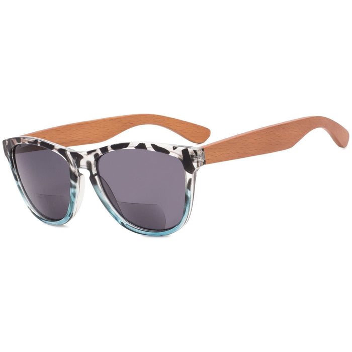 Eyekeeper - Bifocal Sunglasses With Wood Temples For Women Sgh001-6