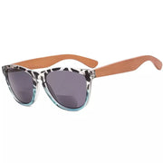eyekeeper.com Bifocal Sunglasses with Wood Temples for Women SGH001-6 Sunglasses