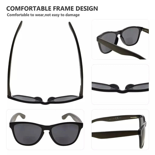 eyekeeper.com Bifocal Sunglasses with Wood Temples for Women SGH001-6 Sunglasses