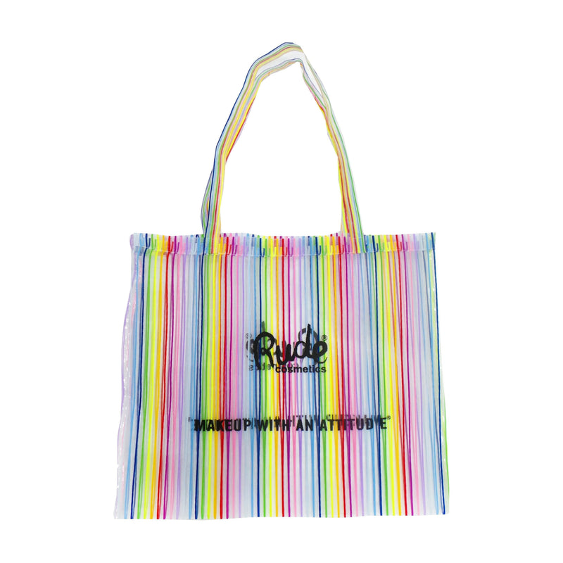 Rude Cosmetics Rude Rainbow Shopping Bag - Large Makeup Cases & Bags