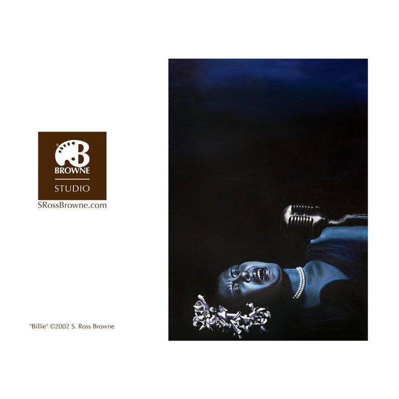 Adiva Naturals 'BILLIE' S. Ross Browne Greeting Card: 5x7 Frame Ready Art