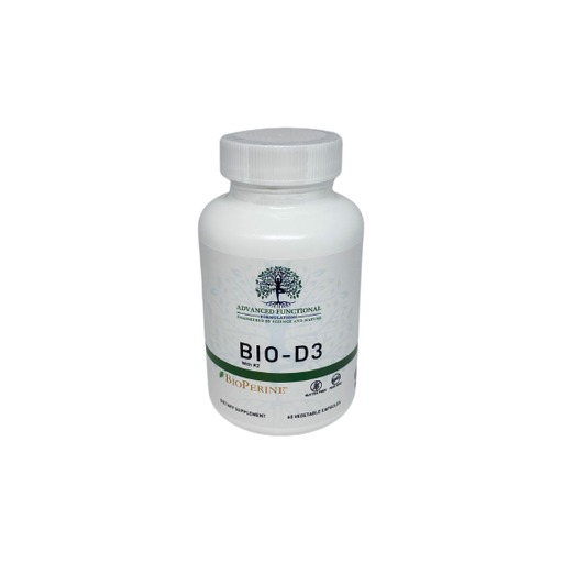 Advanced Functional Medicine Supplements - Bio-D3 with K2 (mk-7) and Bioperine (medical grade vitamin D3 )