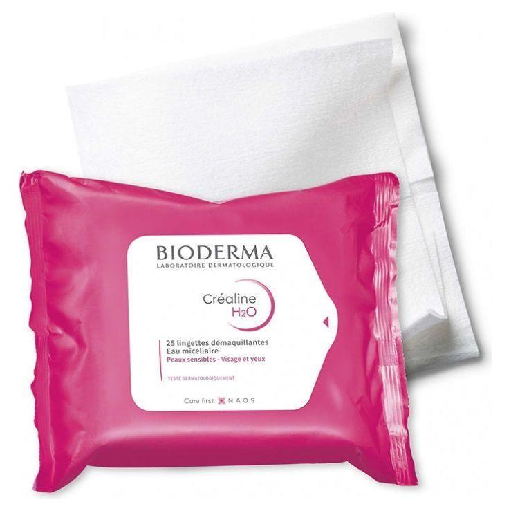 Bioderma Bioderma Sensibio H2O - 25 Makeup Removing Wipes - Micellar Water Makeup Removing Wipes