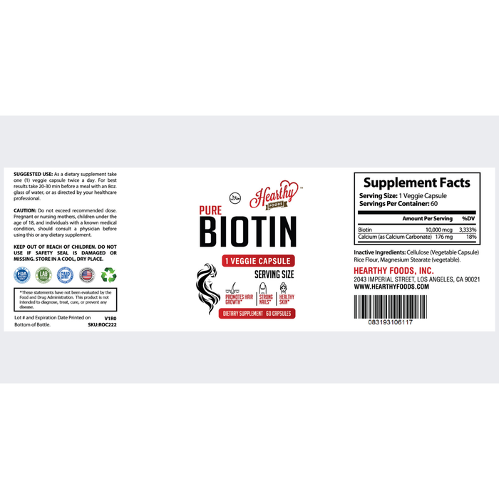 Biotin 10000 MCG