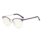 eyekeeper.com Black Browline Glasses Trendy Style Blue Light Filter LX19018-BB40 Eyeglasses