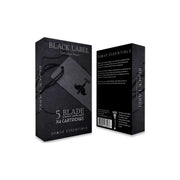 Shave Essentials Black Label 5-Blade Cartridges Razors & Razor Blades